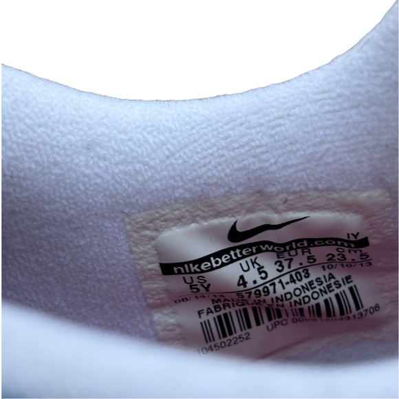 Nike | Flex 2013 RUN Youth Vivid Blue Pink Volt White Athletic Sneakers - Picture 6 of 6